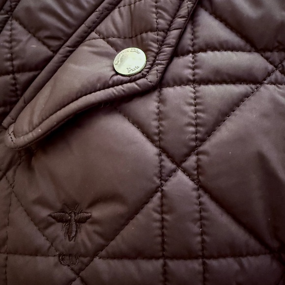 Designer Inspired, Black, Quilted Women's Cropped Puffer Jacket, Size Small - Picture 12 of 12